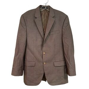 Lauren‎ Ralph Lauren Herringbone Blazer Men's 38R Brown Business Casual Preppy